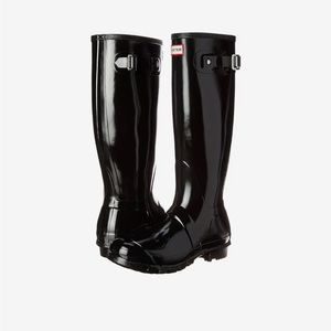 Hunter original tall gloss rain boots